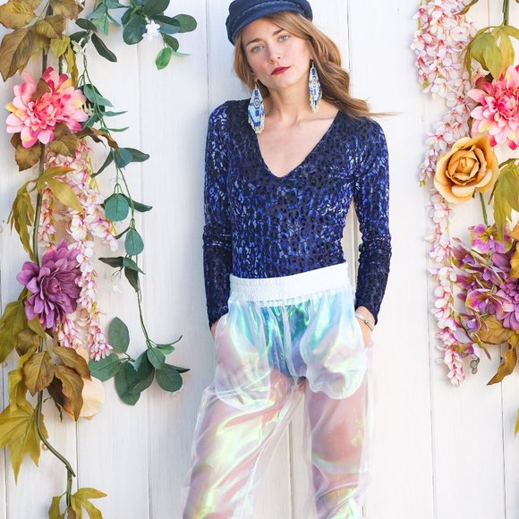 Iridescent Sheer Joggers - Warrior Within Designs - Picture 5 of 6